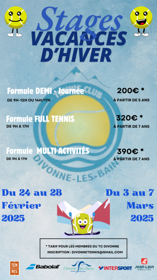 Stage février 2025
